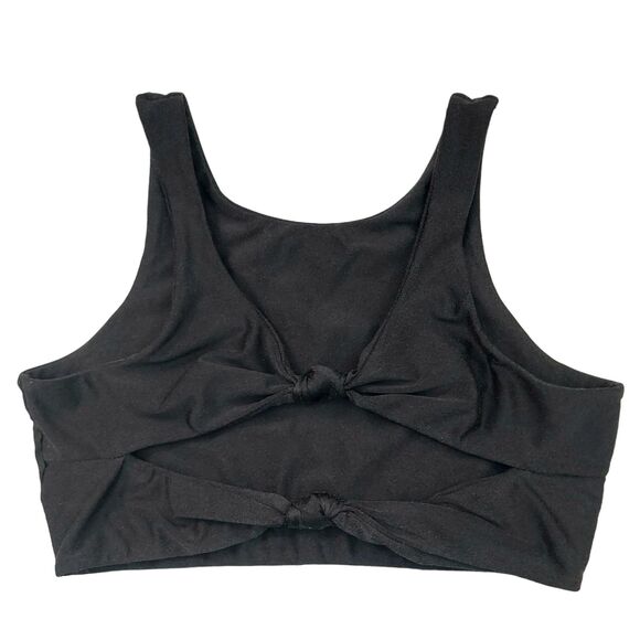Beach Riot Sport Sports Bra Womens Medium Black Twist Back Gym Athleisure Yoga - Picture 4 of 9